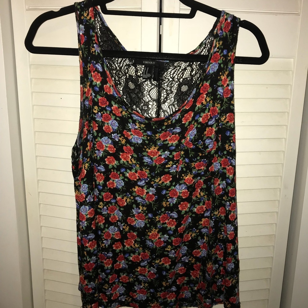 Forever 21 Flower Tank